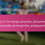 3-2-4-1 Formācijas dinamika: plūstamība, savstarpējā aizvietojamība, pielāgojamība