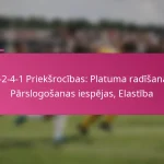 3-2-4-1 Priekšrocības: Platuma radīšana, Pārslogošanas iespējas, Elastība