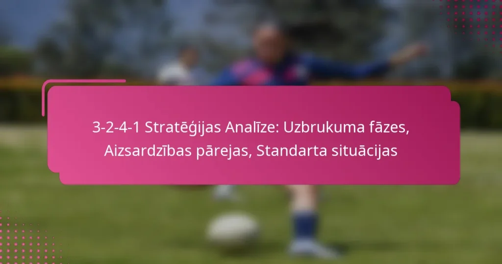 3-2-4-1 Stratēģijas Analīze: Uzbrukuma fāzes, Aizsardzības pārejas, Standarta situācijas
