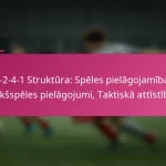 3-2-4-1 Struktūra: Spēles pielāgojamība, Iekšspēles pielāgojumi, Taktiskā attīstība